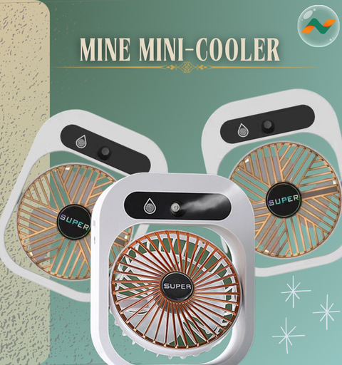 Mini-cooler Air Conditioning Fan White